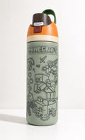 Personalized Pixel Adventure Laser Engraved Owala Water Bottle | Custom Name | Kids School Bottle